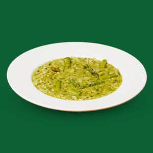 Risotto agli Asparagi e Basilico (180 GM)